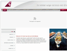 Tablet Screenshot of ksglobalcargo.com